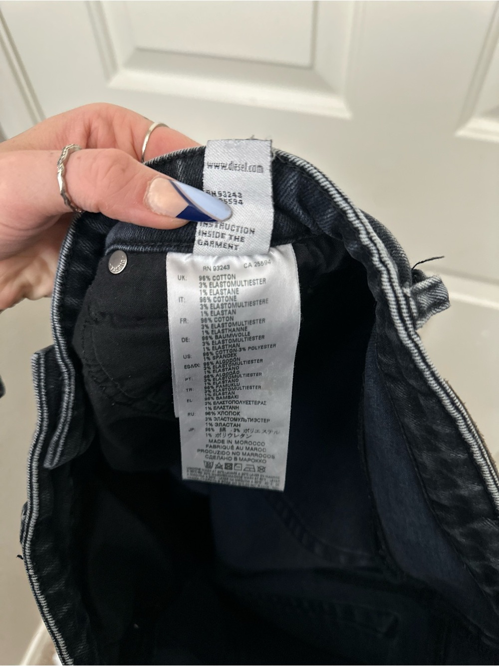 Diesel Babhila Slim Skinny Jeans - Picture 7 of 7